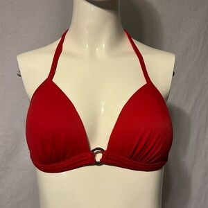 Venus woman’s swimsuit top Adjustable back closure  Size B Color Red